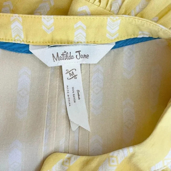 Matilda Jane | Brilliant Daydream Holden Hour Top Ruffle Sleeve V Neck - Picture 10 of 11